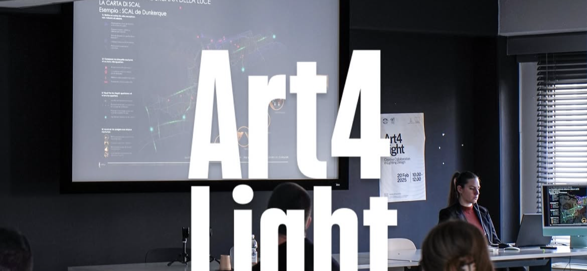 Evento Art4Light – Creative Collaboration in Lighting Design con esperti del settore, designer e partecipanti in un confronto su creatività e illuminazione.